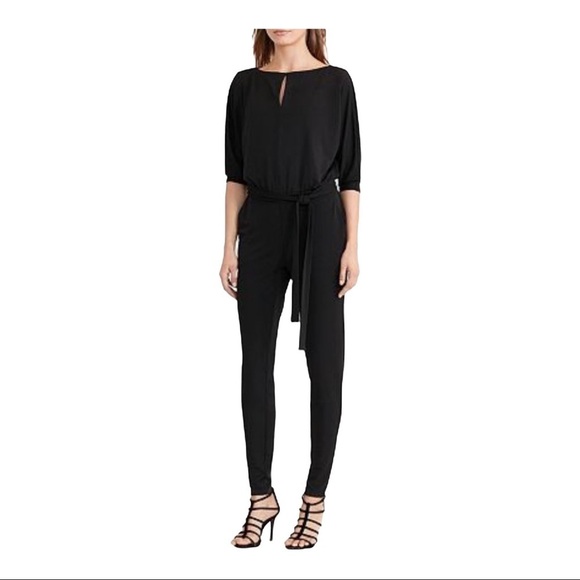Lauren ralph lauren keyhole jumpsuit size L - Picture 1 of 5
